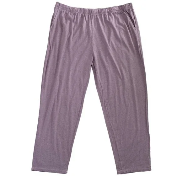 Mate the Label Lavender Tencel Organic Cotton Sleep Pant Pockets High Rise Soft - Picture 3 of 16